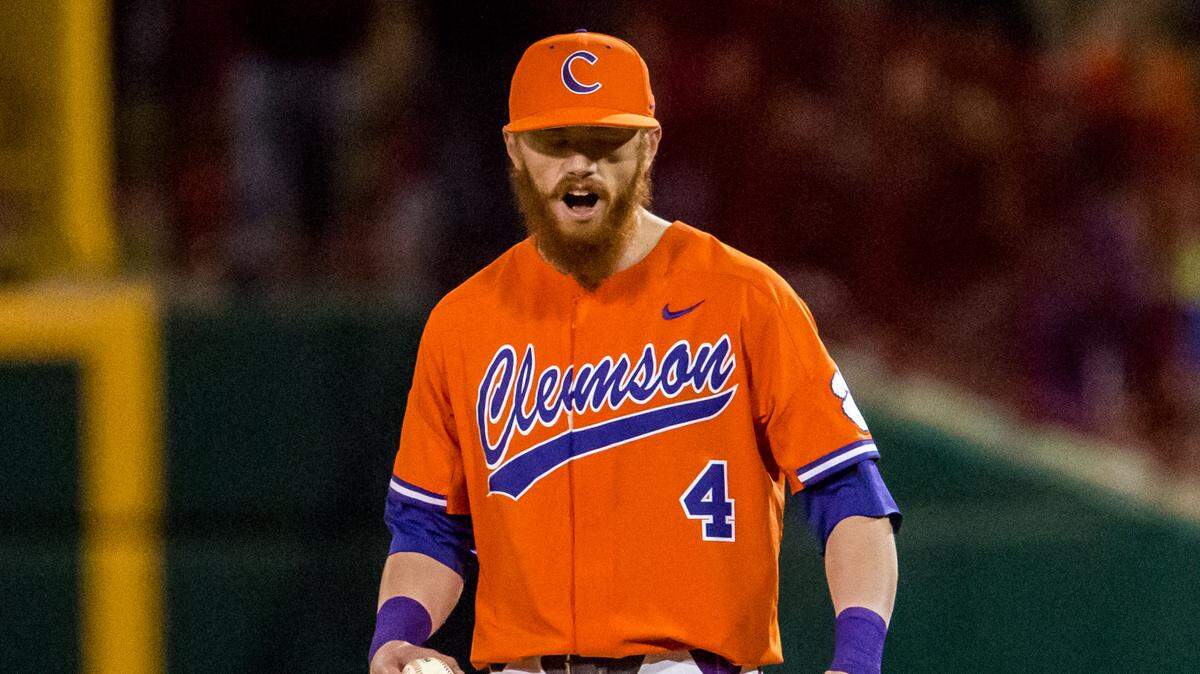 Grayson Byrd homered for Clemson on Saturday at Notre Dame.