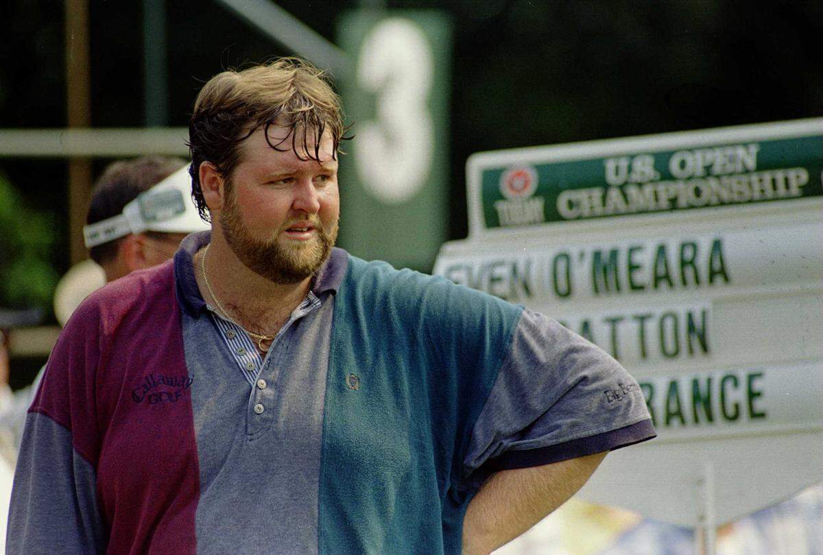Former Clemson golfer Chris Patton stands on No. 3 hole during the 1994 US Open at Oakmont Country Club. Patton reflected recently on playing in his first majory at the 1990 Masters.