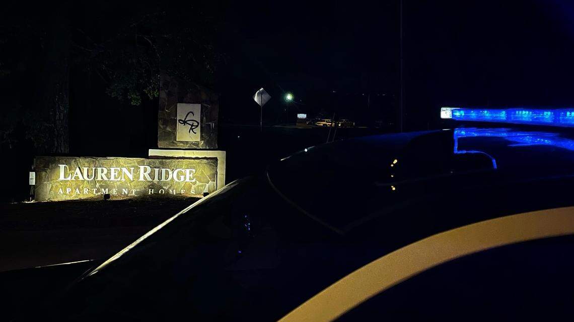 A man was shot to death at the Lauren Ridge apartments.
