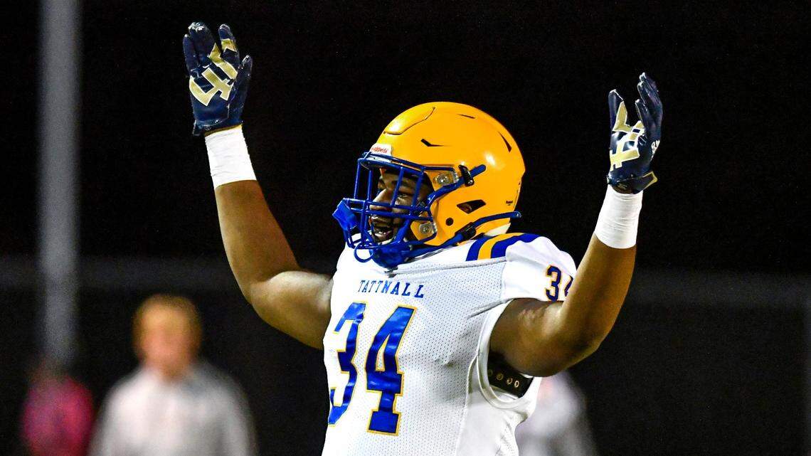 Tatnall junior defensive end Zavion Hardy is one of the top high school football recruits in the country with offers from UGA, Michigan, USC and Florida State among others.