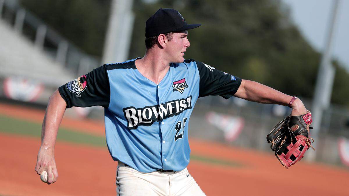 South Carolina’s Ethan Petry is playing this summer with the Lexington County Blowfish.