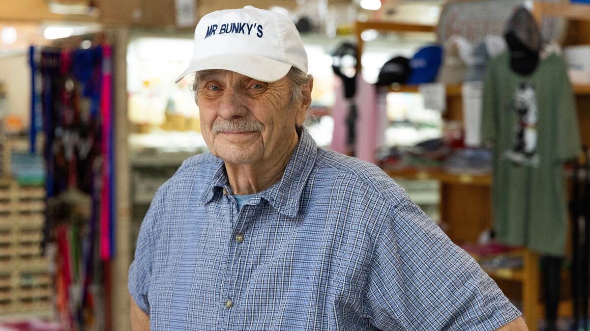 Hansel Carter, better known as Mr. Bunky, poses for a portrait at Mr. Bunky’s Market, in Eastover, South Carolina on Tuesday, June 18, 2024.