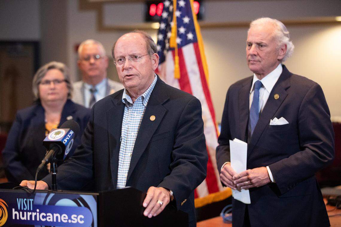 Director of the South Carolina Emergency Management Division Kim Stenson speaks about the likely impact of Hurricane Ian on South Carolina on Wednesday, September 28, 2022.