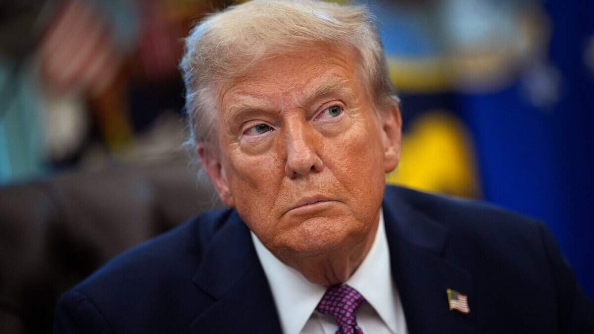 U.S. President Donald Trump speaks to members of the media on Sept. 5, 2025, in Washington, D.C. (Kevin Dietsch/Getty Images/TNS)