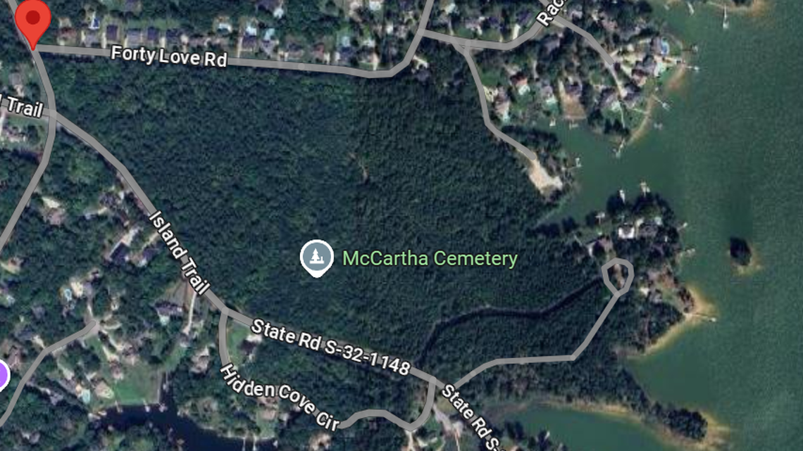 The site of a planned 106-home housing development between Forty Love Road and Island Trail on Lake Murray near Chapin.