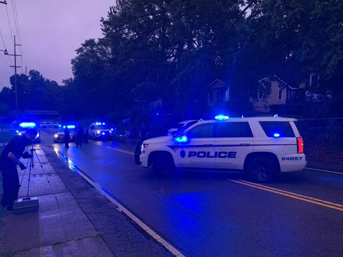 Columbia police investigate a shooting.