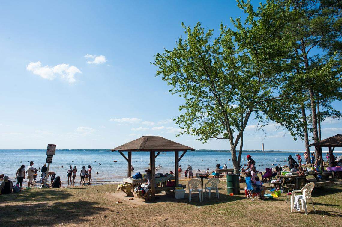 Midlands residents gather at area parks and events over the Memorial Day Weekend to celebrate the holiday and the coming of summer. Lake Murray Beach Park offers an excellent beach and picnic areas for families and groups.