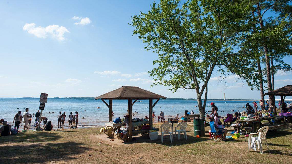 Midlands residents gather at area parks and events over the Memorial Day Weekend to celebrate the holiday and the coming of summer. Lake Murray Beach Park offers an excellent beach and picnic areas for families and groups.