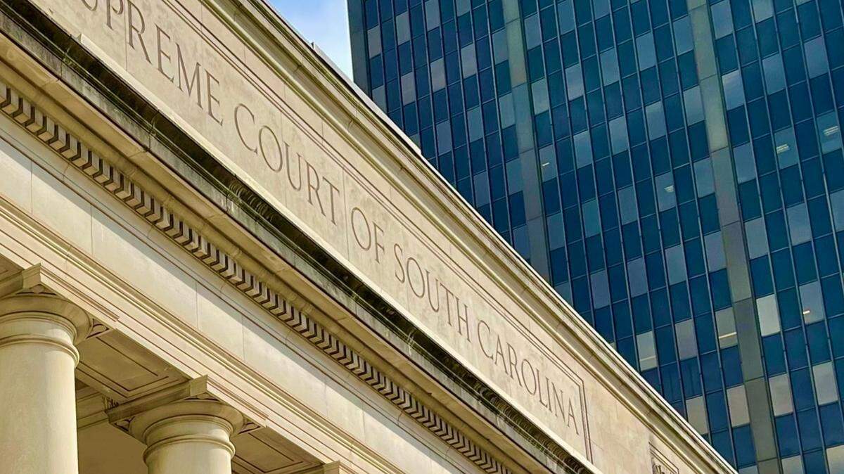 The South Carolina Supreme Court building in Columbia, SC.