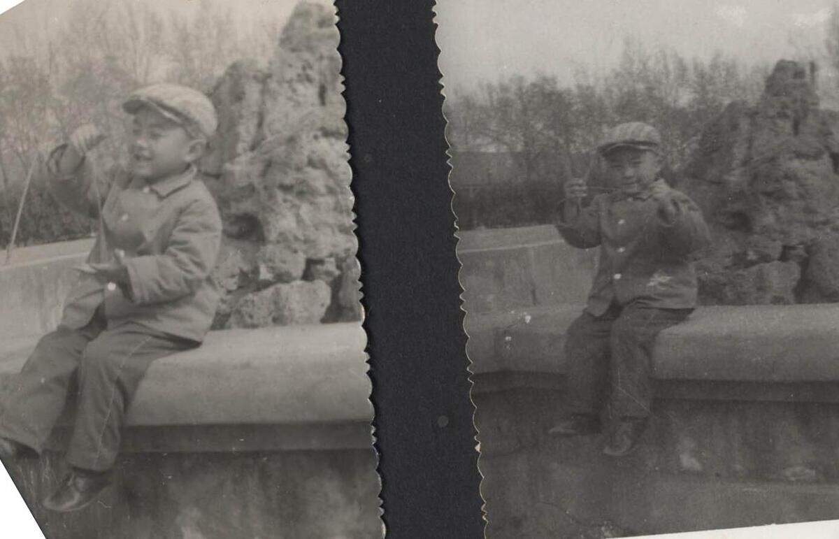 Tao Gao as a child in China.