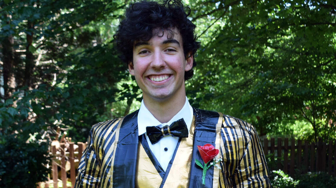 He made a tuxedo out of tape — and it got this SC teen a $10,000 scholarship