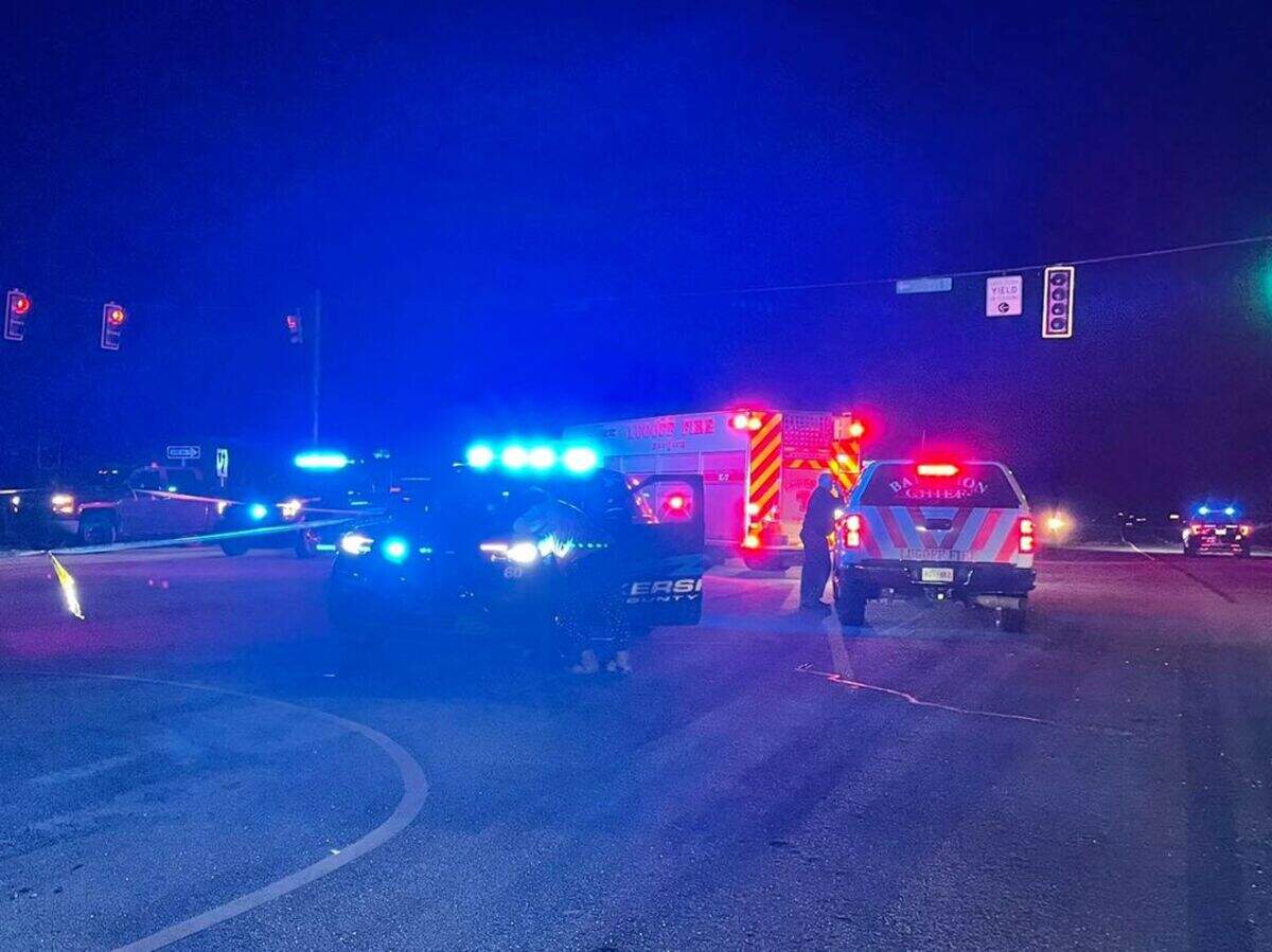 The scene after a man killed himself following a police chase, according to the Kershaw County Sheriff’s Office.