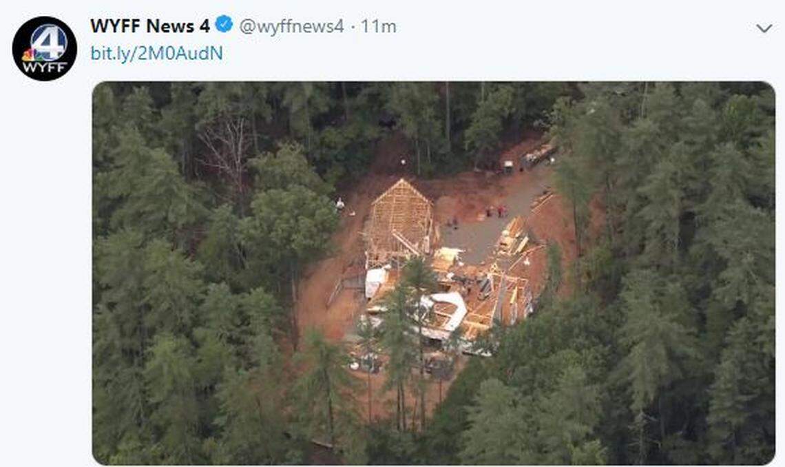 Two people were killed and more were injured when a South Carolina building collapsed.