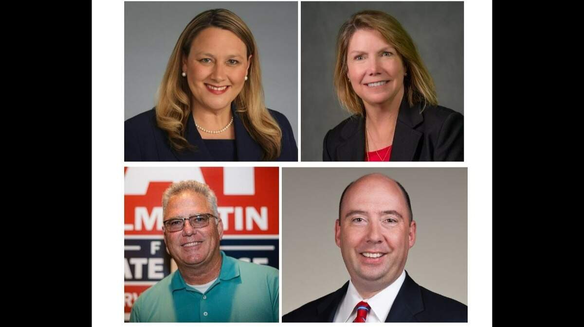 S.C. House District 85 candidates in the June 14 Republican primary. Clockwise from top left; Rebecca Blackburn Hines, Catherine Huddle, Christian Stegmaier and Jay Kilmartin.