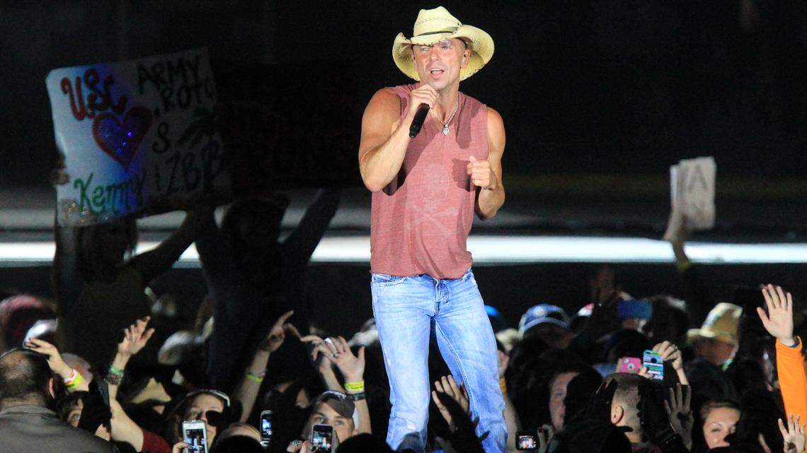 This file photo shows Kenny Chesney performing at Williams-Brice Stadium in 2013, and the country music star will play a different South Carolina venue in April.