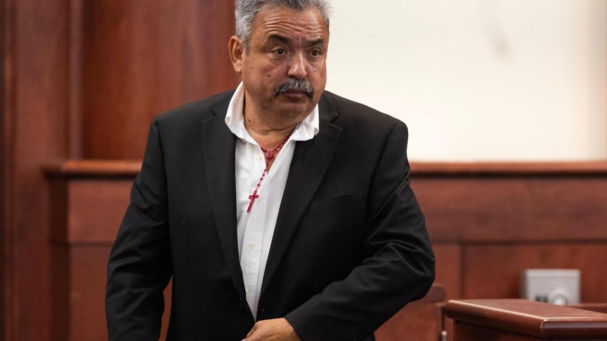 Greg Leon takes the stand in his trial for murder at the Lexington County Courthouse on Thursday, June 29, 2023.