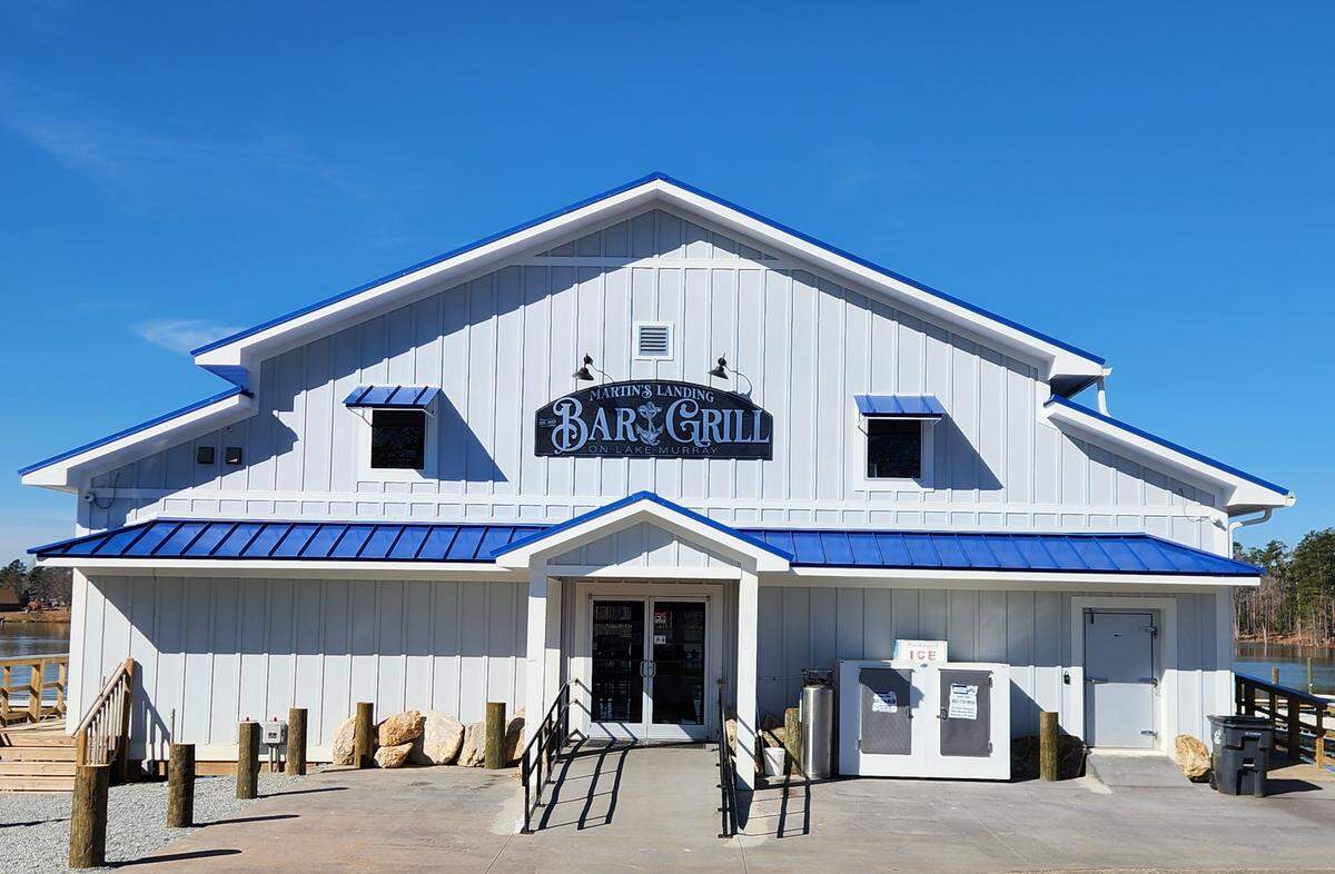 Martin’s Landing Bar & Grill recently opened at 849 Marina Way in Prosperity along the shores of Lake Murray.