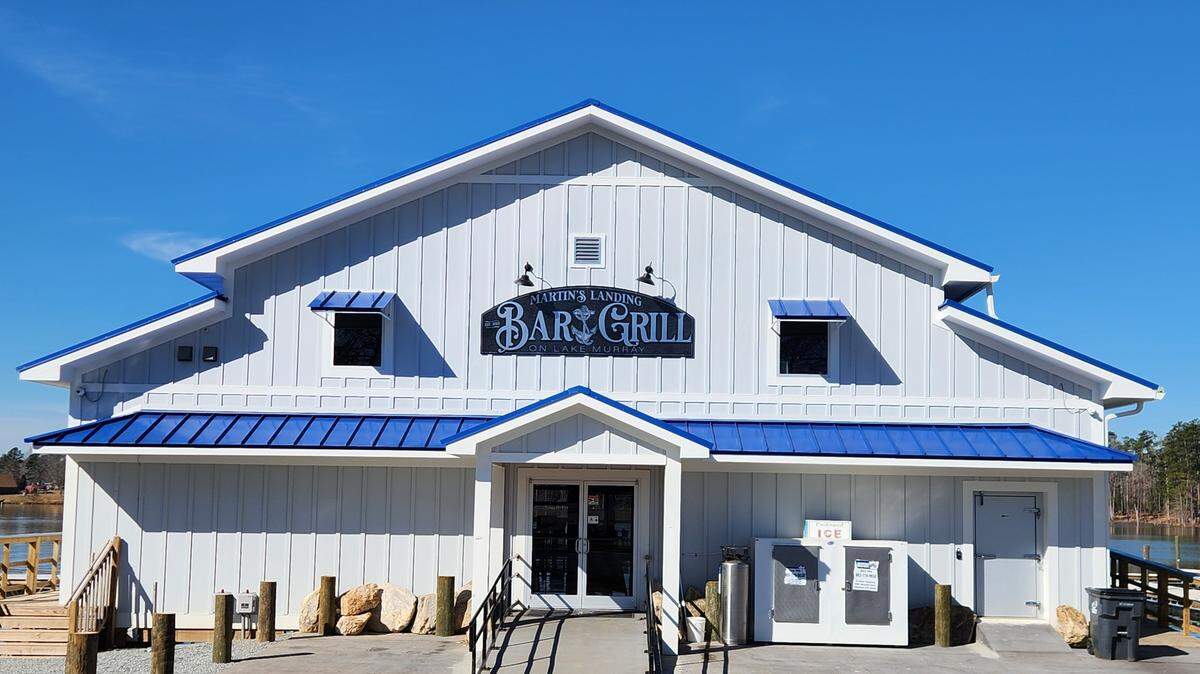 Martin’s Landing Bar & Grill recently opened at 849 Marina Way in Prosperity along the shores of Lake Murray.