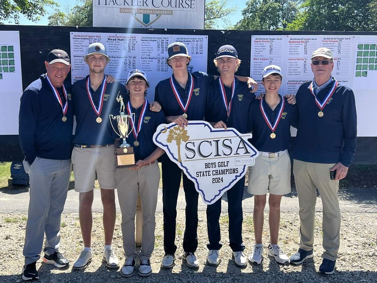 Heritage Academy won the 2024 SCISA Class A boys golf championship.
