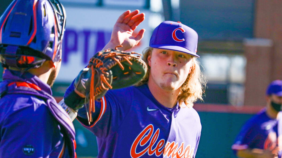 Ty Olenchuk, who starred at Dutch Fork High School, was Clemson’s Saturday starting pitcher.