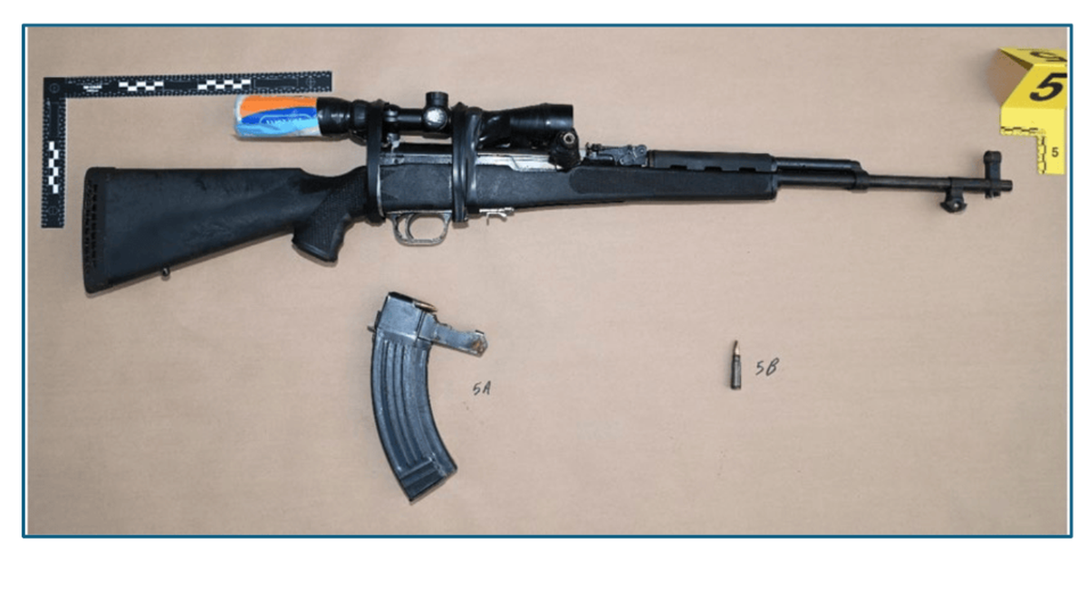 The gun recovored from the Trump International Golf Club in West Palm Beach was described in court documents as a SKS semiautomatic 7.62x39 caliber rifle with a defaced serial number, an attached scope and loaded with 12 rounds. Investigators found a finger print on the gun that preliminarily matched those belonging to Ryan Routh.