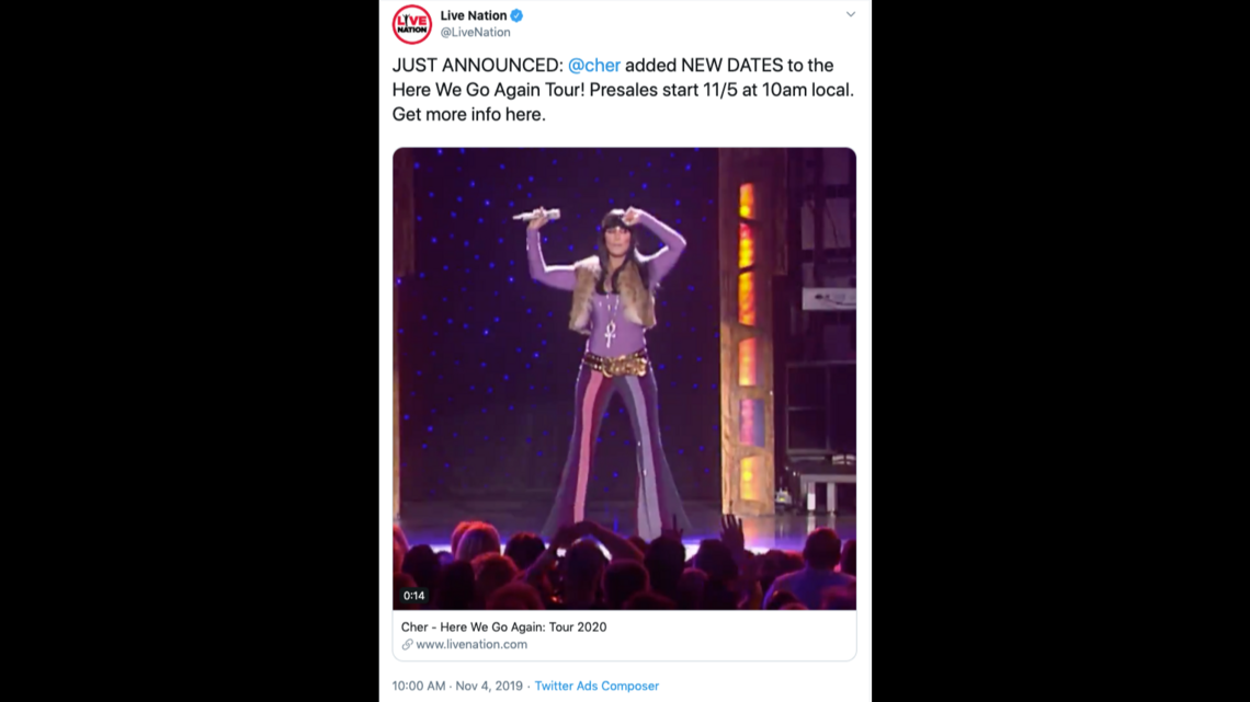 Cher is bringing her concert tour to South Carolina. Here’s how to get tickets