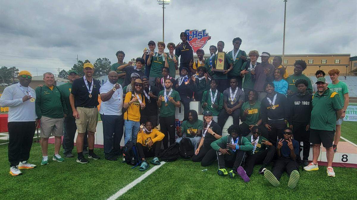Spring Valley High won the 2023 Class 5A boys track field state championship.