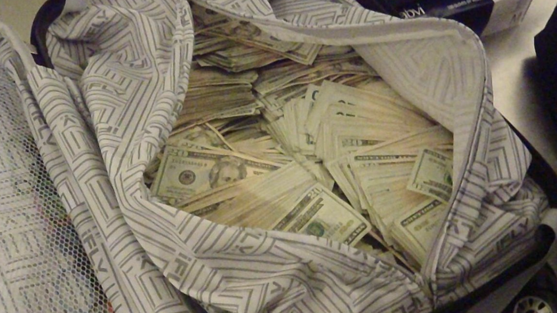 TSA says its found $75,000 in a passenger’s luggage. It was seized by law enforcement.