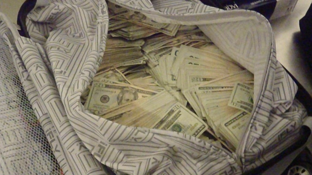 TSA says its found $75,000 in a passenger’s luggage. It was seized by law enforcement.