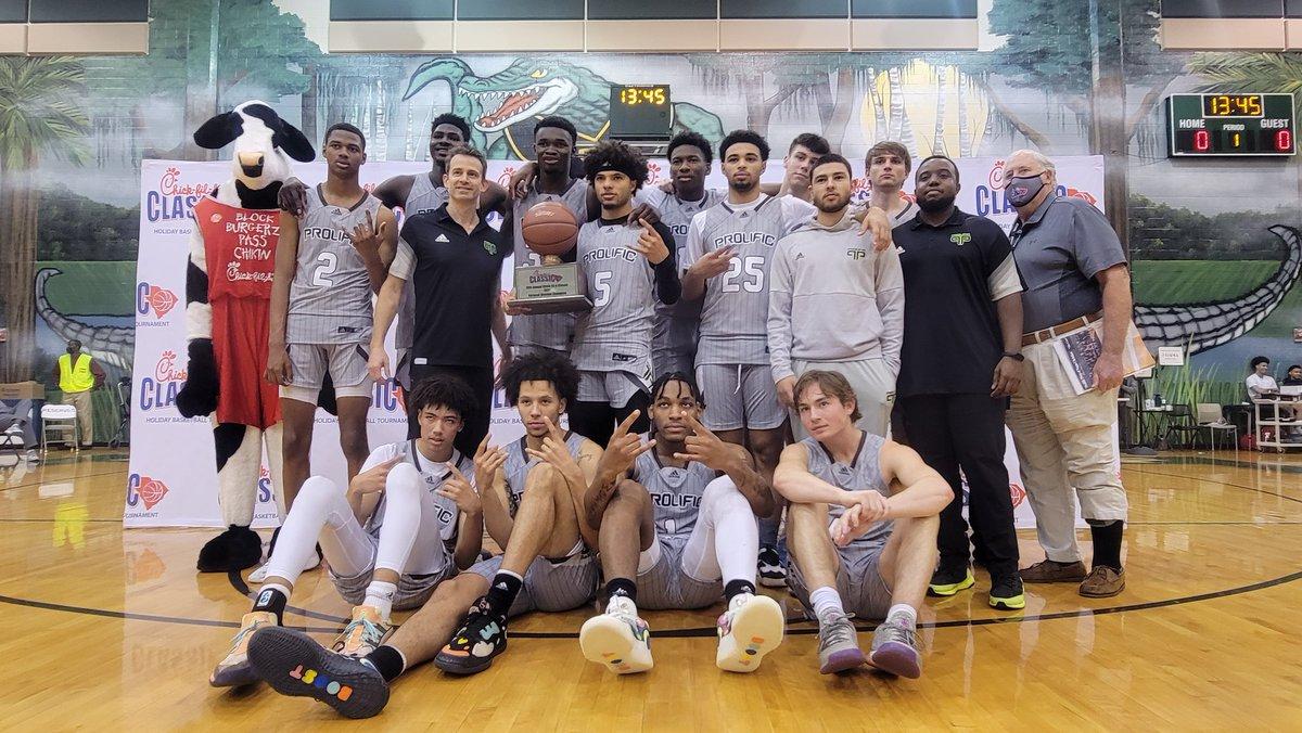 Prolific Prep (Calif.) won the 2021 National Bracket at the Chick-fil-A Classic on Dec. 30, 2021.
