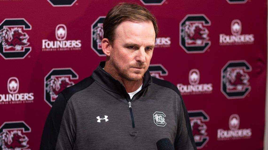 South Carolina offensive coordinator Marcus Satterfield