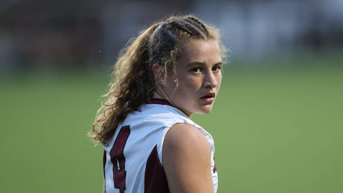 Katie Shea Collins (4) of South Carolina looks on during South Carolina’s match against the University of South Florida on Sunday, August 17, 2025.