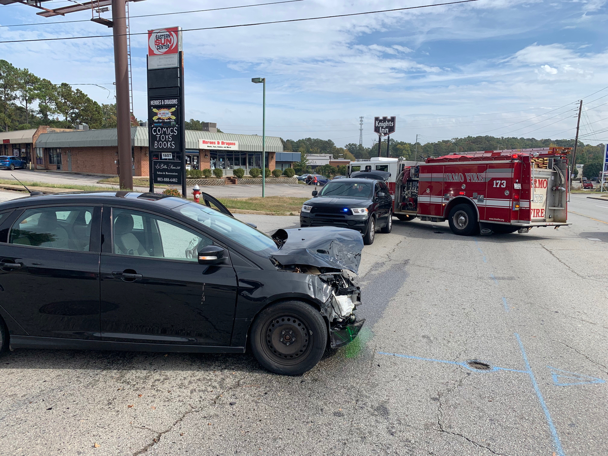 A crash happened on a busy Columbia road.