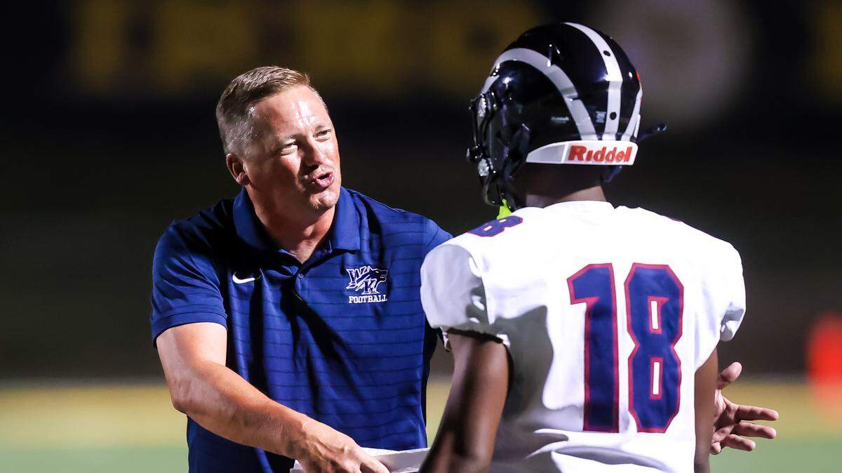 White Knoll Timberwolves head coach Nick Pelham 