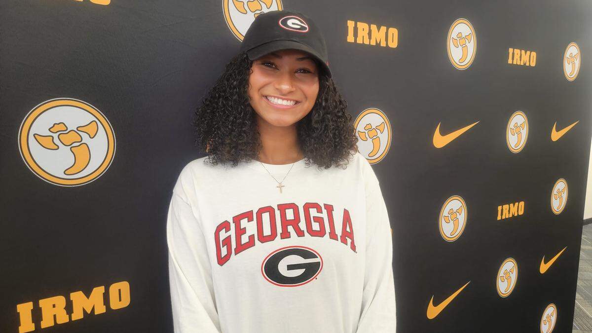 Irmo’s Precious Bross signed with Georgia softball on Wednesday, Nov. 8, 2023.