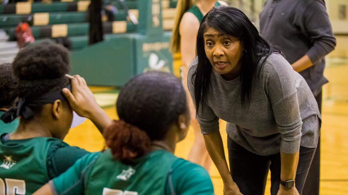Dutch Fork Silver Foxes head coach Faye Norris