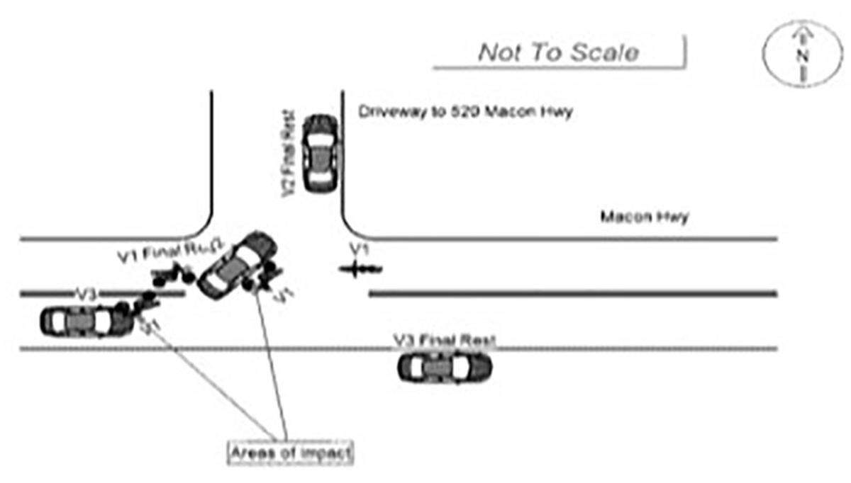 Via Athens-Clarke County Police Department report on account of Richard LeCounte traffic accident that happened Oct. 31, 2020.