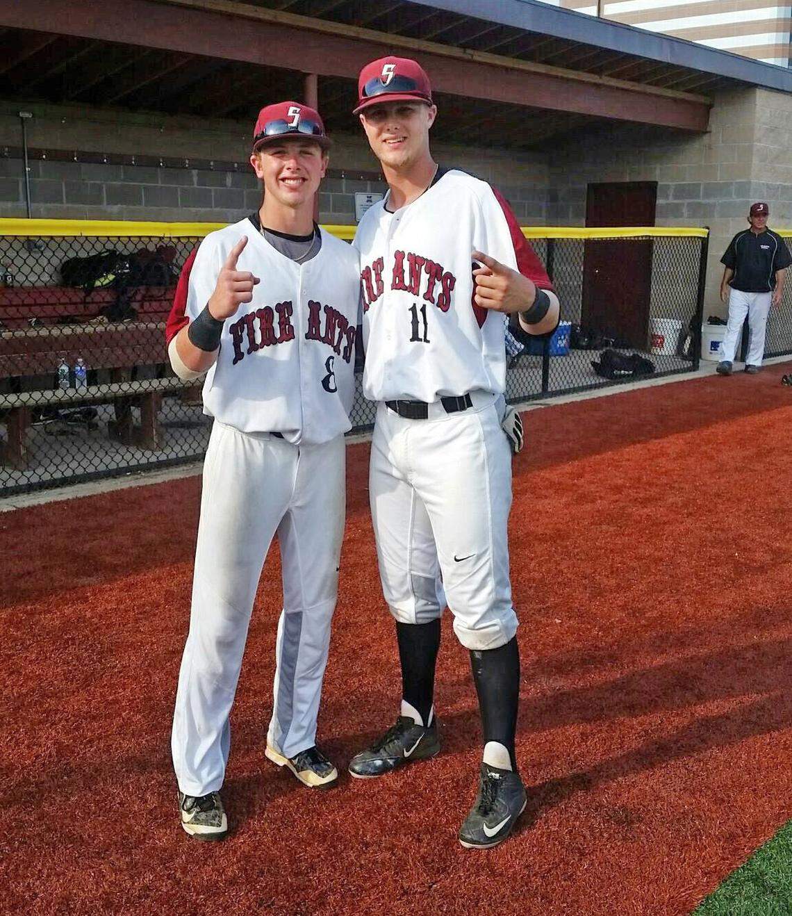 Justin Hawkins, right, was a star at USC Sumter