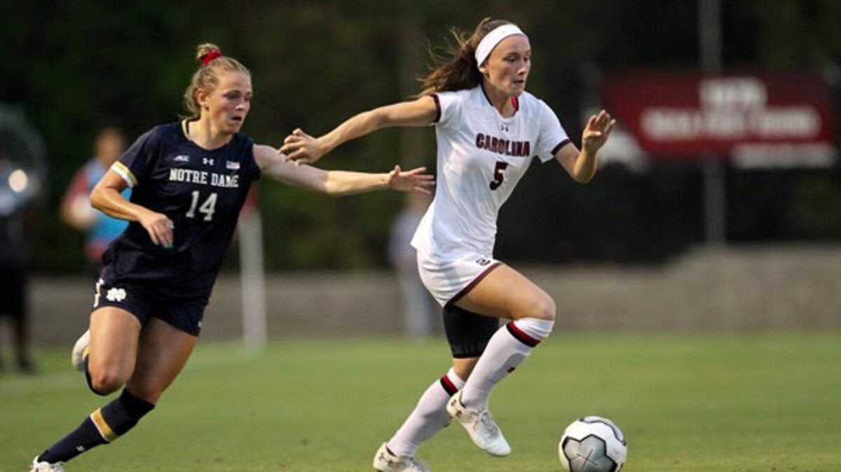 South Carolina junior forward Luciana Zullo
