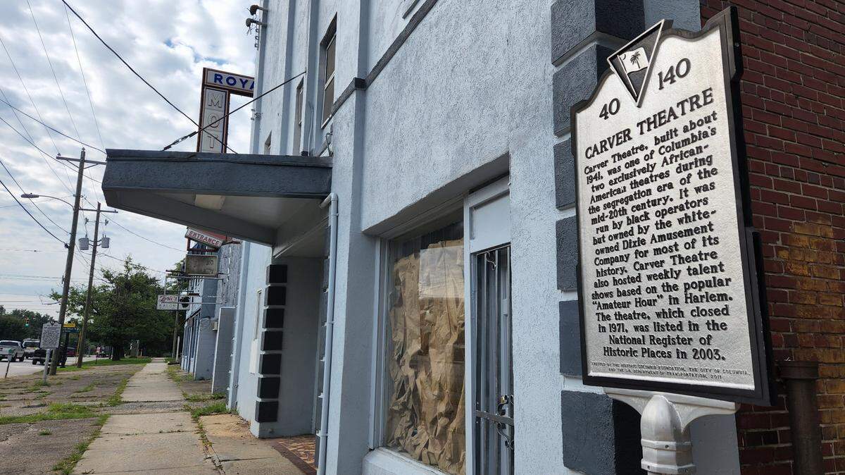 Allen University has plans to renovate and reopen the Carver Theatre on Harden Street in Columbia.
