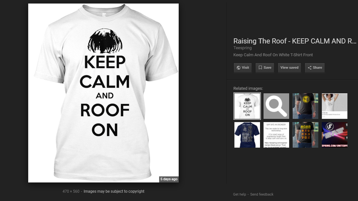 'Keep Calm and Roof On': Company sold T-shirts championing shooter Dylann Roof