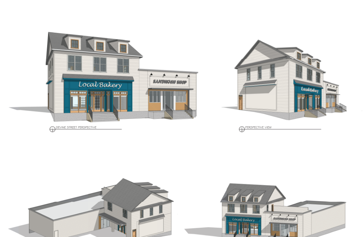 A rendering of The Green on Devine Street in Columbia, which will host Sully’s Steamers and Ally & Eloise Bakeshop.