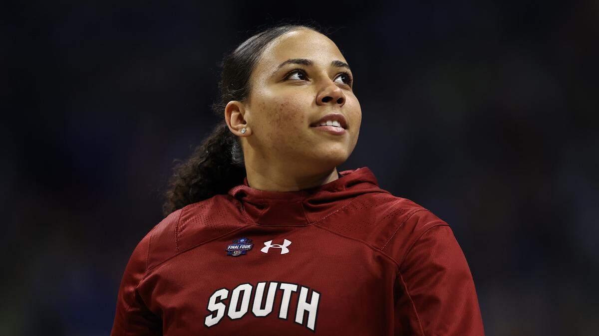 From 2021: Destiny Littleton with the South Carolina Gamecocks