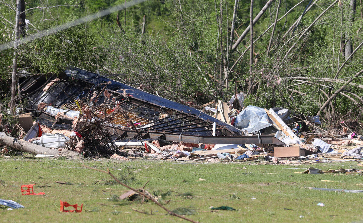 A tornado plowed down Preserver Rd. near Livingston, SC where at least one double wide home was destroyed. There were at least 2 fatalities and 7 injuries in Orangeburg county associated with this tornado. 4/13/20