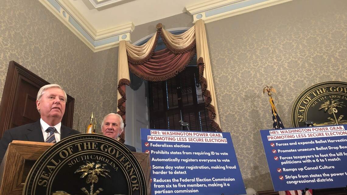 SC Gov. McMaster, Sen. Graham call federal election bill a ‘power grab’ by Democrats