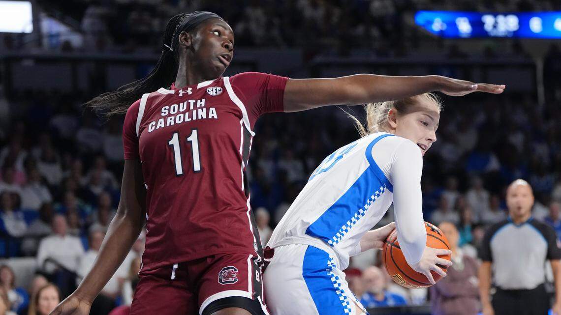 No. 3 South Carolina WBB survives upset bid by Kentucky in regular-season finale