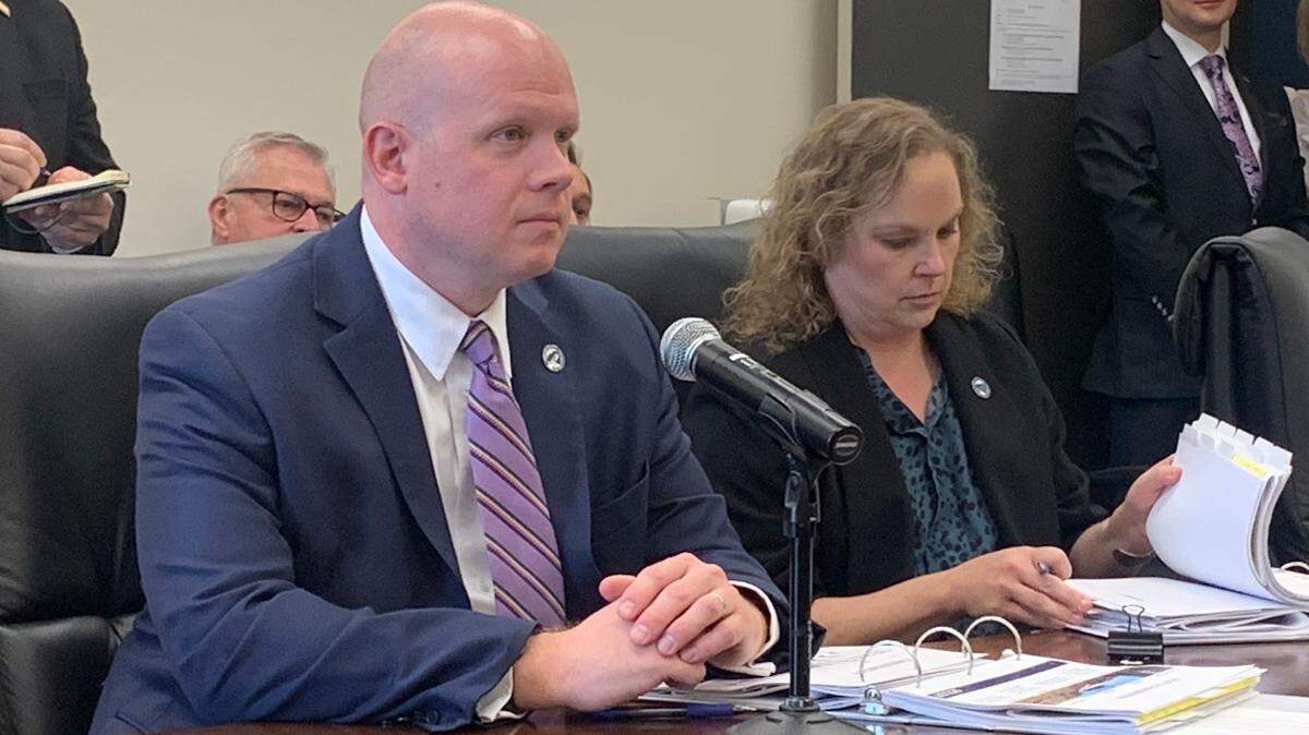SC DOT Chief Operating Officer Justin Powell speaks to S.C. House budget writers on Wednesday, Jan. 17, 2024.