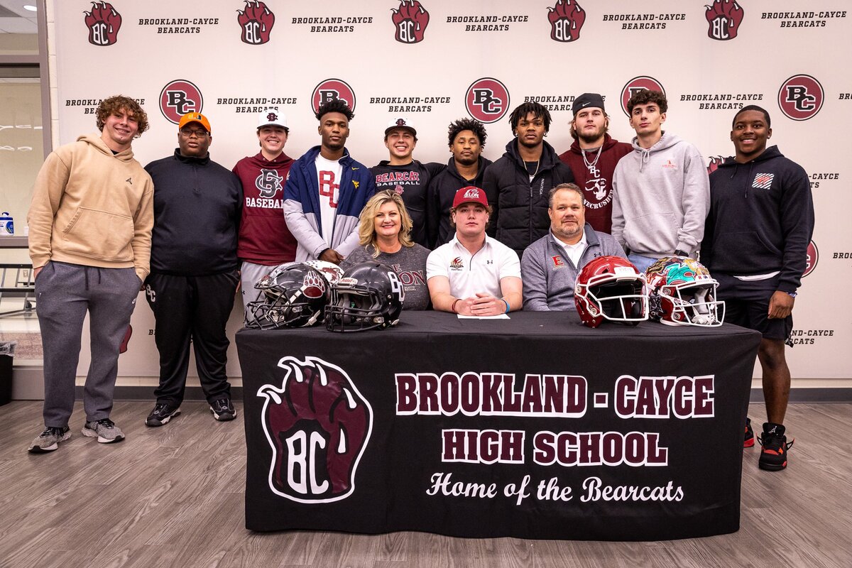 Brookland-Cayce QB Tanner Staton signed to play football at Elon on Dec. 21, 2022