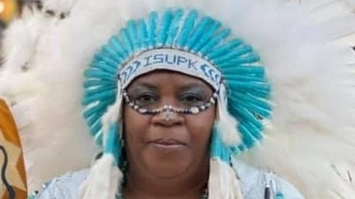 Sandy Edge, member of the Chicora family of the Catawba People