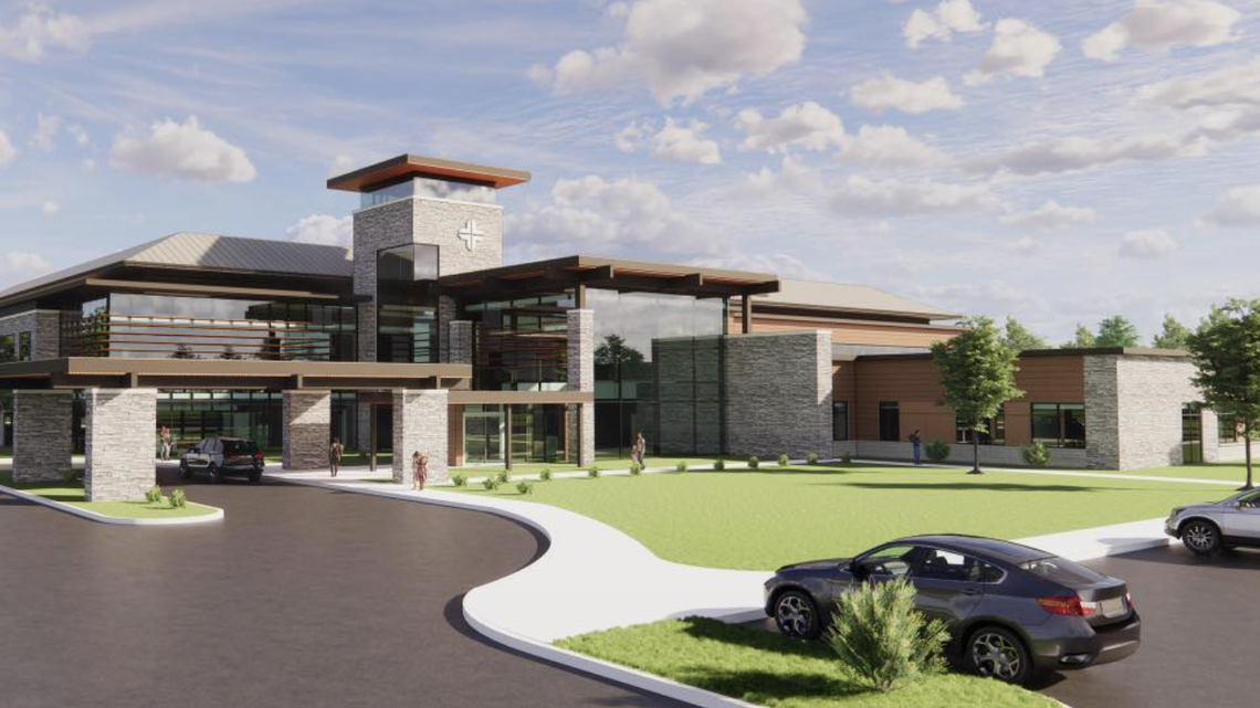 A new hospital and doctor’s offices will open Feb. 11, 2025, in Union. Dolly Parton contributed $100,000 to build a healing garden in her mother’s home county.
